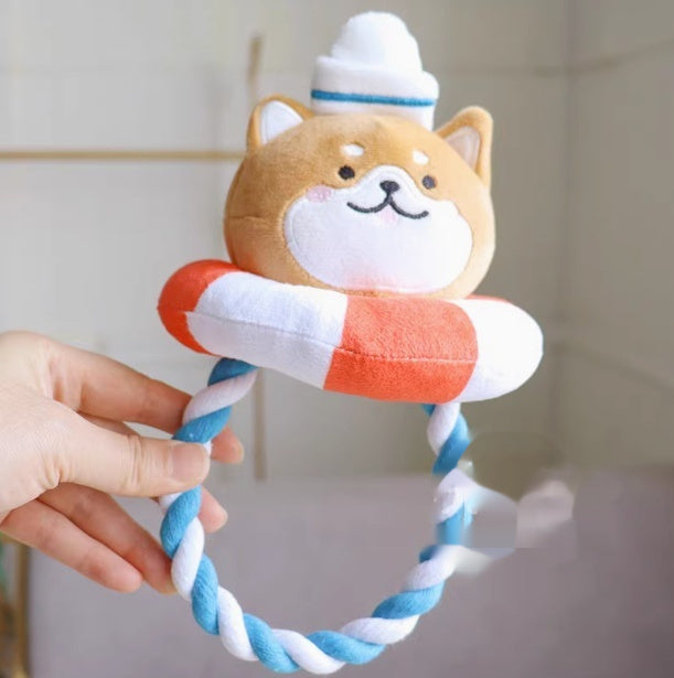 KFX-3943741 Plush Bite-Resistant Dog Toys - Various Sizes and Colors, Perfect for Playtime
