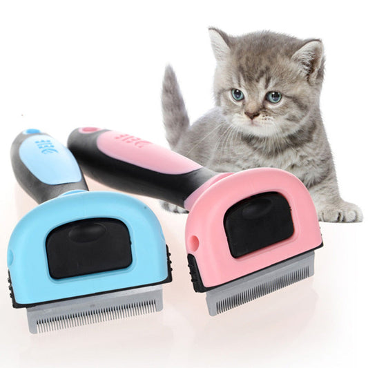 KFX-3944509 Pet Hair Removal Comb for Dogs and Cats - Reduces Shedding by 90%