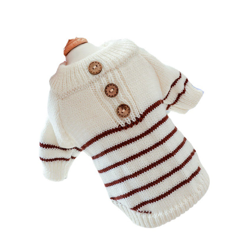 KFX-3946685 Cozy Polyester Two-Piece Clothing Set for Dogs and Cats, Various Sizes Available