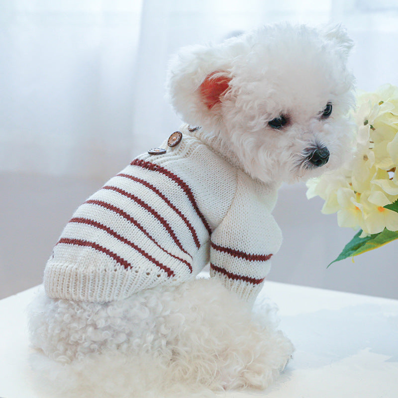 KFX-3946685 Cozy Polyester Two-Piece Clothing Set for Dogs and Cats, Various Sizes Available