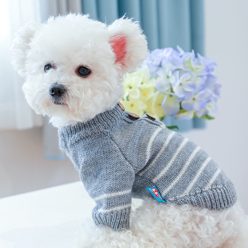 KFX-3946685 Cozy Polyester Two-Piece Clothing Set for Dogs and Cats, Various Sizes Available