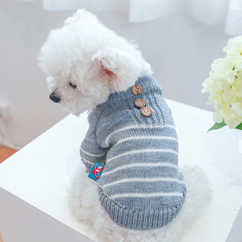 KFX-3946685 Cozy Polyester Two-Piece Clothing Set for Dogs and Cats, Various Sizes Available