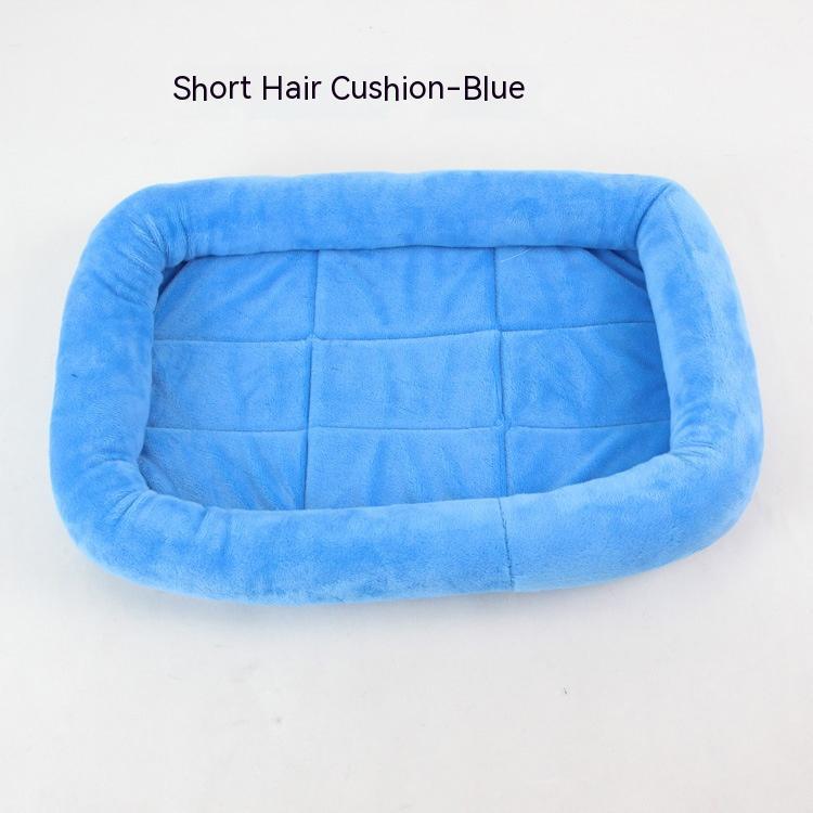 KFX-3948733 Teddy Dog Cage Mat for Small and Medium Breeds - Soft Cotton Cushion in Various Colors