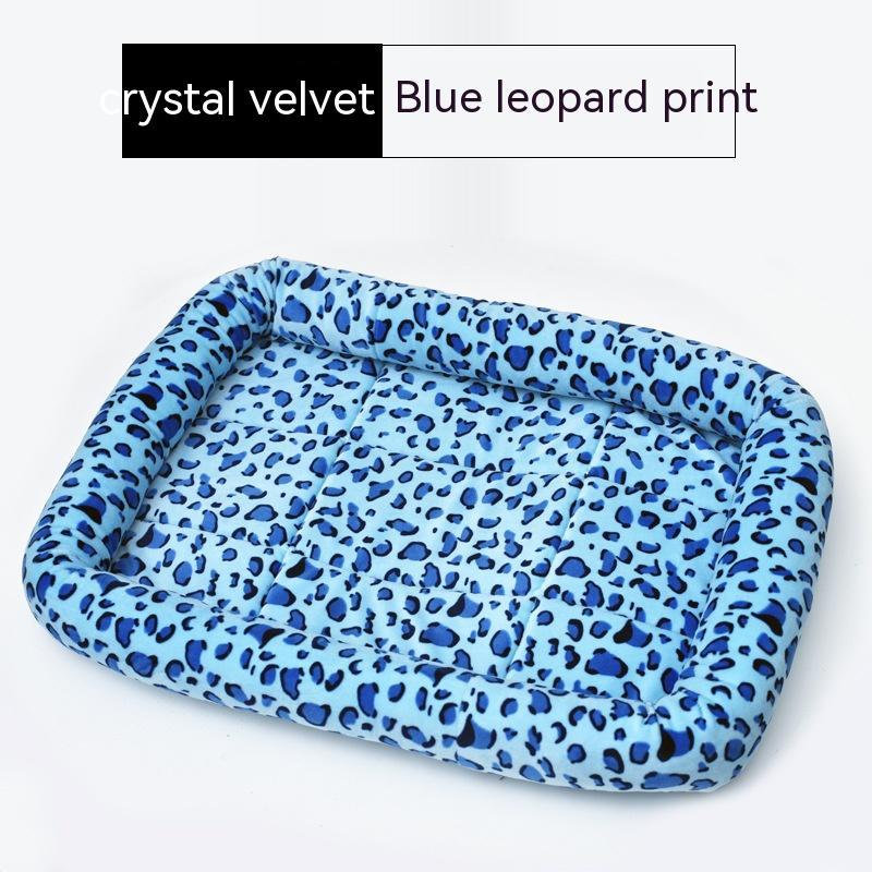 KFX-3948733 Teddy Dog Cage Mat for Small and Medium Breeds - Soft Cotton Cushion in Various Colors