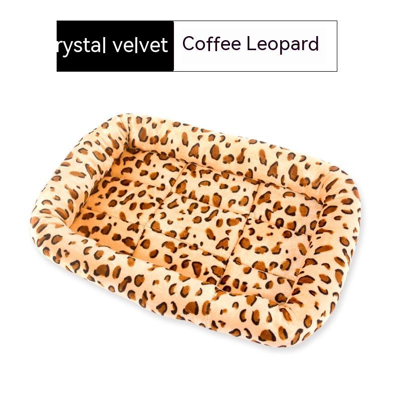 KFX-3948733 Teddy Dog Cage Mat for Small and Medium Breeds - Soft Cotton Cushion in Various Colors