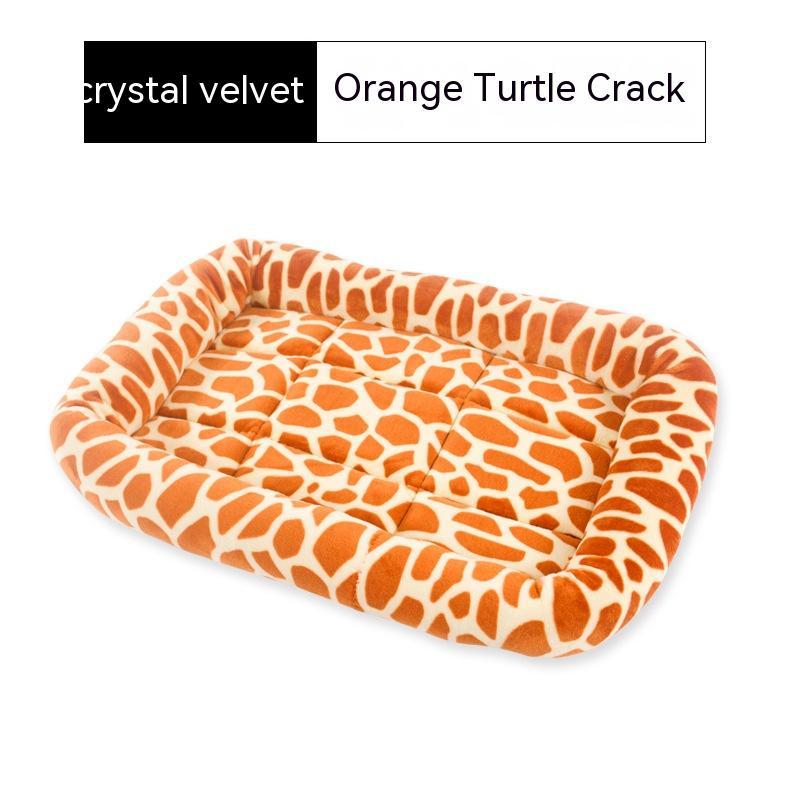 KFX-3948733 Teddy Dog Cage Mat for Small and Medium Breeds - Soft Cotton Cushion in Various Colors