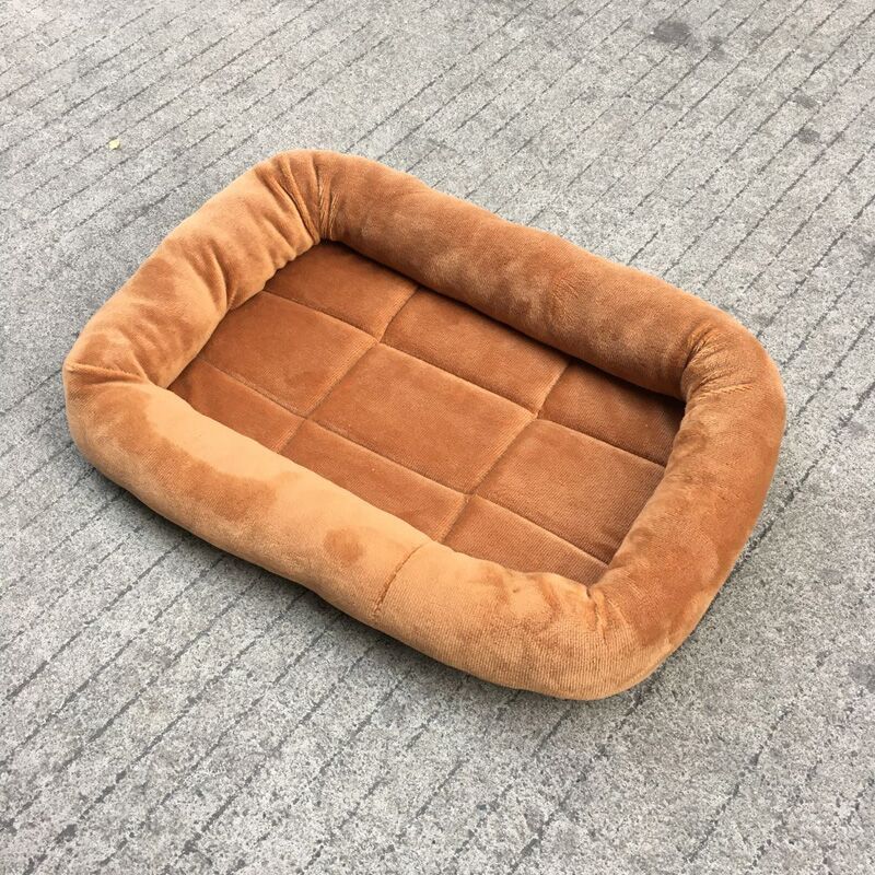 KFX-3948733 Teddy Dog Cage Mat for Small and Medium Breeds - Soft Cotton Cushion in Various Colors