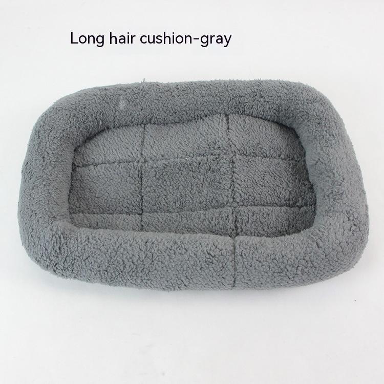 KFX-3948733 Teddy Dog Cage Mat for Small and Medium Breeds - Soft Cotton Cushion in Various Colors