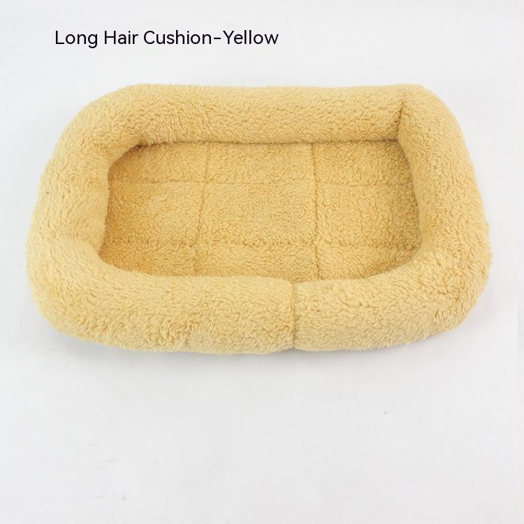 KFX-3948733 Teddy Dog Cage Mat for Small and Medium Breeds - Soft Cotton Cushion in Various Colors