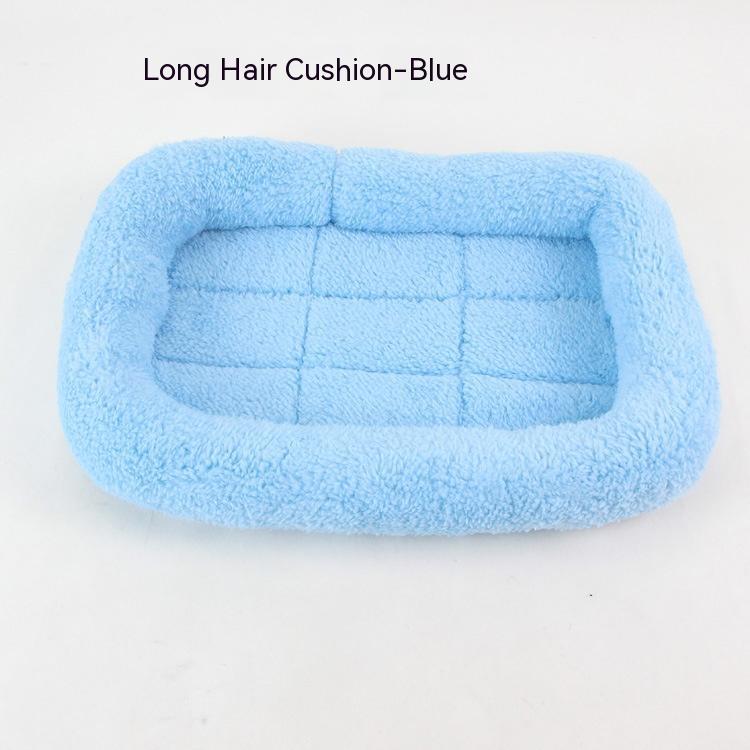 KFX-3948733 Teddy Dog Cage Mat for Small and Medium Breeds - Soft Cotton Cushion in Various Colors