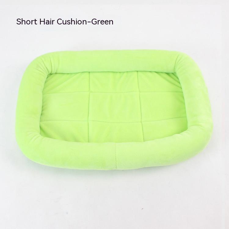 KFX-3948733 Teddy Dog Cage Mat for Small and Medium Breeds - Soft Cotton Cushion in Various Colors