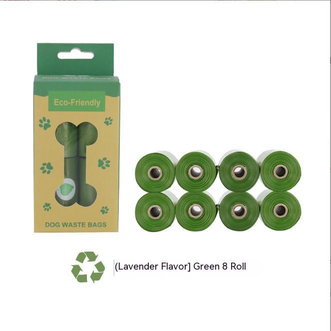 KFX-3956669 Biodegradable Pet Waste Bag with Dispenser - Extra Thick & Leak-Proof, Lavender Scented, 12 Rolls