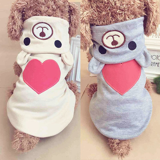 KFX-3958589 Summer Love Bears Pet Clothes for Small to Extra Large Dogs and Cats