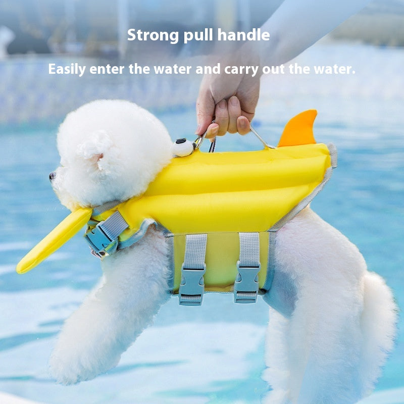 KFX-3958973 Cute Big-Eyed Dog Life Jacket for Summer Swimming - Multiple Sizes Available