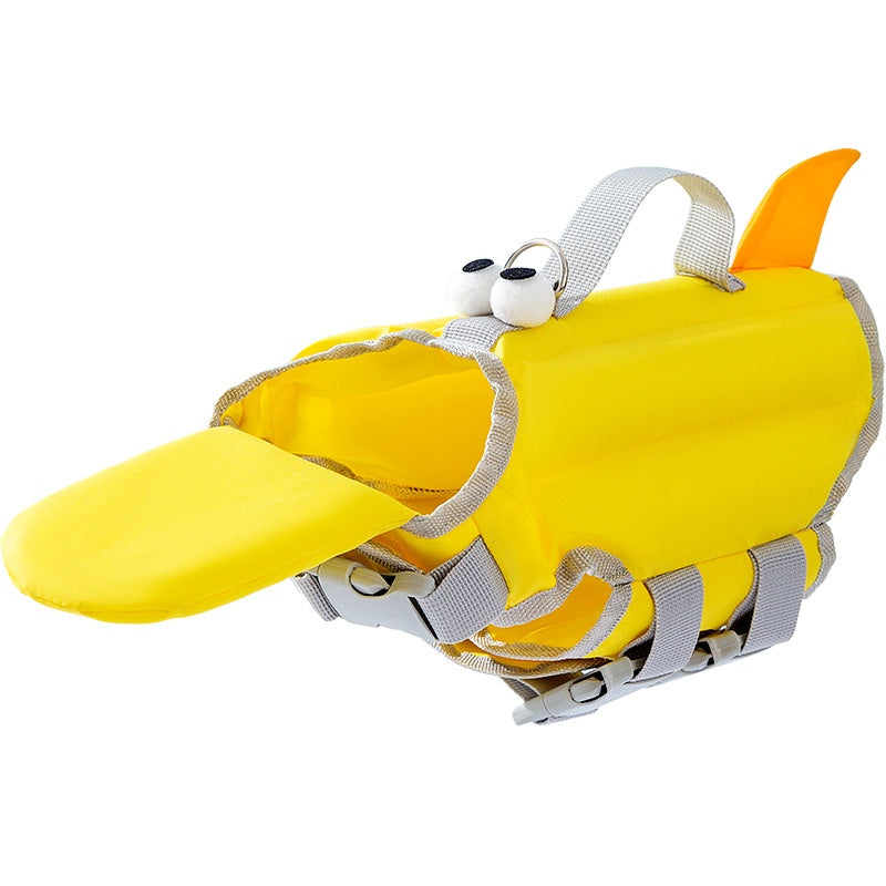 KFX-3958973 Cute Big-Eyed Dog Life Jacket for Summer Swimming - Multiple Sizes Available