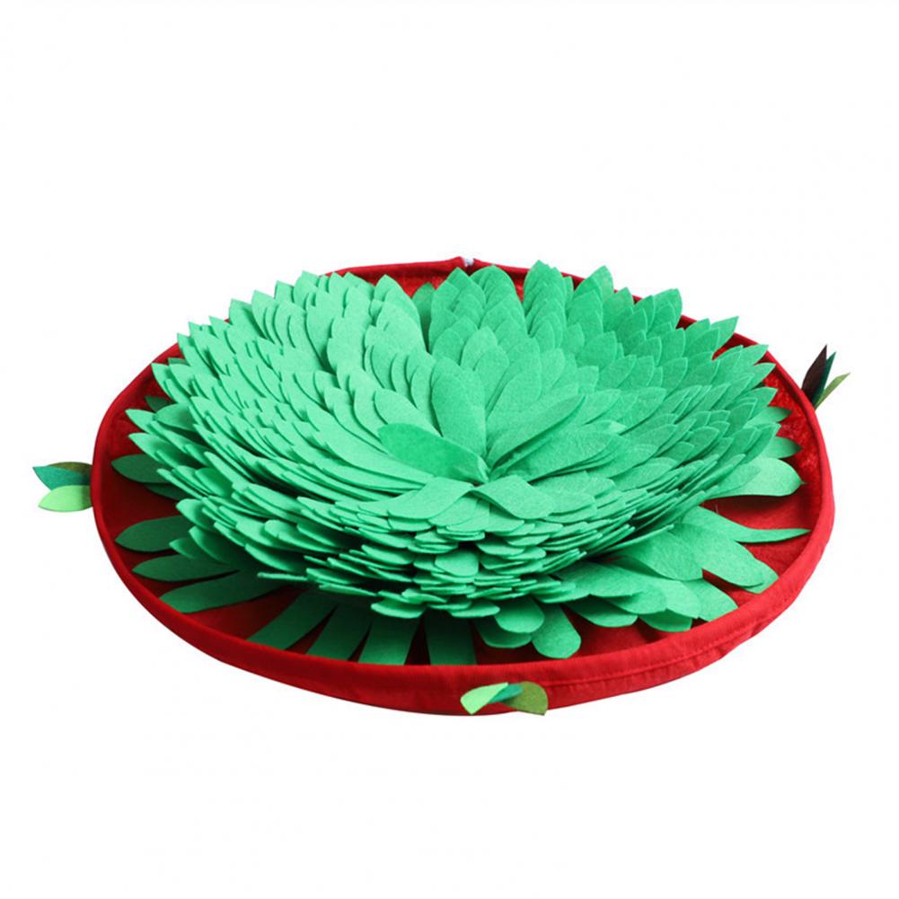 KFX-3964989 Interactive Sniffing Pad for Dogs - Educational Food Training Toy in Red, Yellow, and Coffee