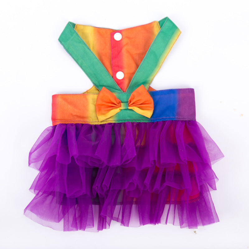 KFX-3966525 Comfortable Breathable Dog Gauze Skirt in Various Colors and Sizes