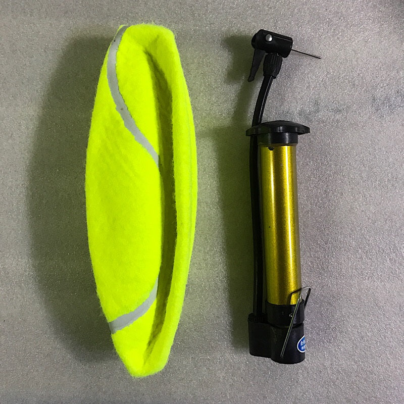 KFX-3972157 Large Dog Tennis Balls in Various Sizes and Colors with Pump Options