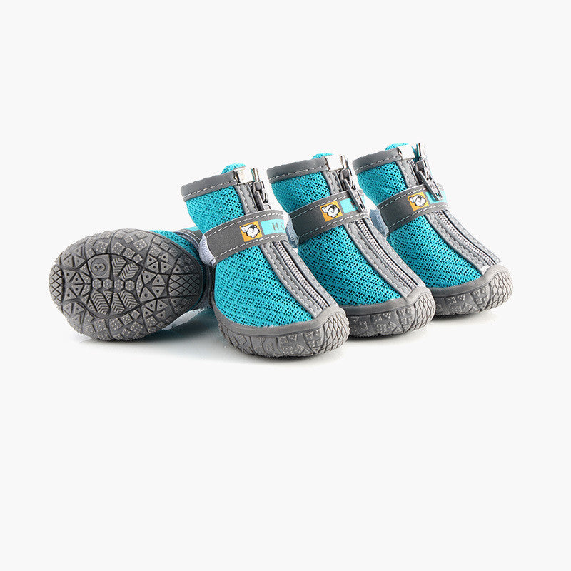 KFX-3972541 Breathable Non-Slip Dog Shoes in Various Colors and Sizes