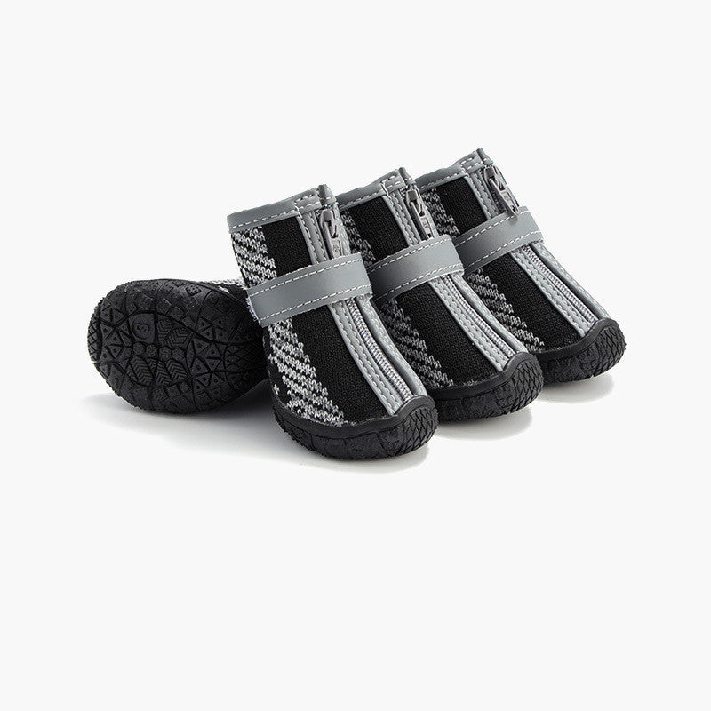 KFX-3972541 Breathable Non-Slip Dog Shoes in Various Colors and Sizes