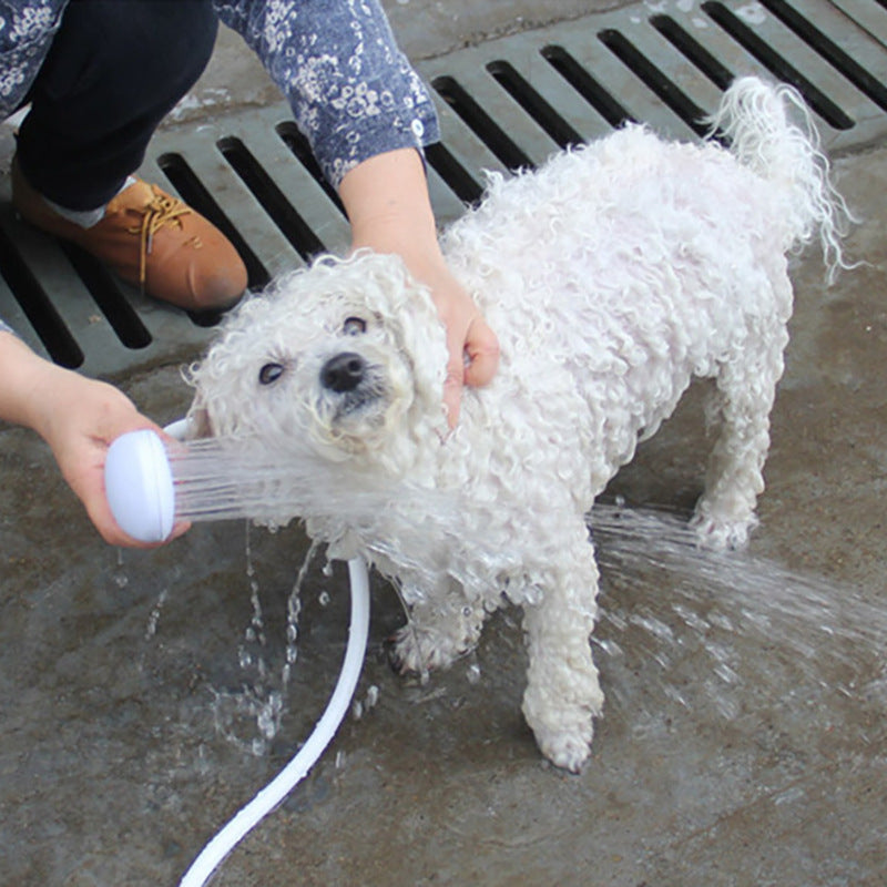 KFX-3973565 Pet Bathing Machine with Quick Connection Nozzle and 130cm Shower Head for Easy Cleaning