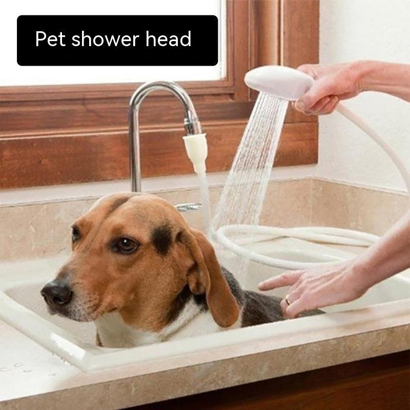 KFX-3973565 Pet Bathing Machine with Quick Connection Nozzle and 130cm Shower Head for Easy Cleaning
