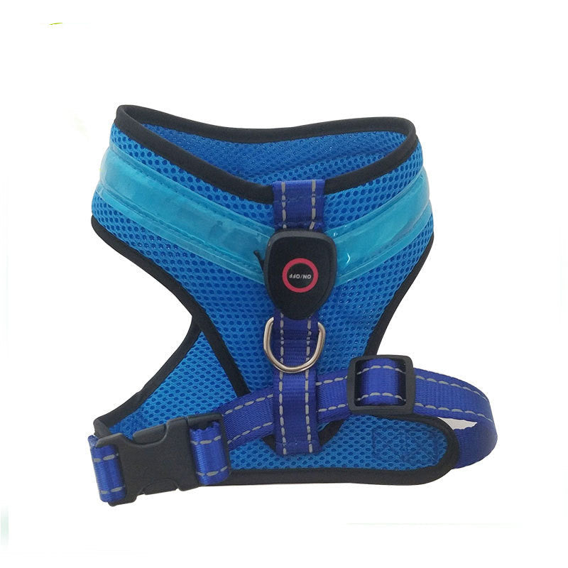 KFX-3974077 LED Dog Vest Harness with USB Charging in Multiple Colors