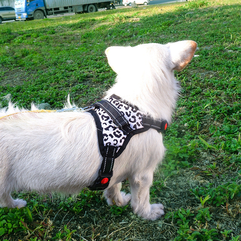 KFX-3974973 Medium to Large Dog Saddle Chest Strap - Explosion-Proof Design in Various Styles
