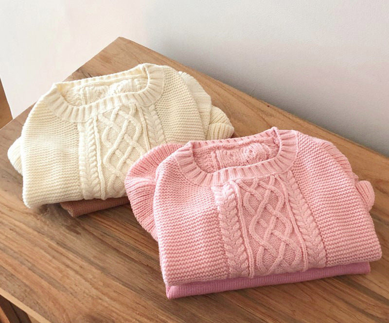 KFX-3976253 Stylish Pink Knitted Wool Skirt for Dogs - Casual Pet Apparel for All Breeds