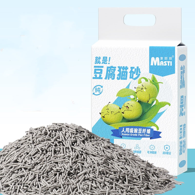 KFX-3977149 Tofu Cat Litter with Probiotics and Deodorant, 6L – Available in Milk, Green Tea, and Activated Carbon Scents