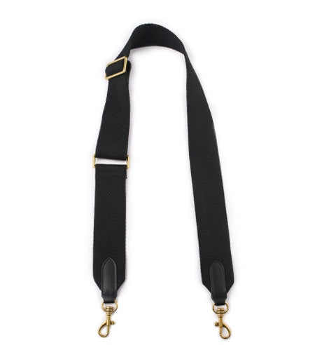 KFX-3981245 Adjustable 5cm Canvas Webbing Shoulder Straps for Bucket Bags - Two-Layer Cowhide and Cotton Polyester
