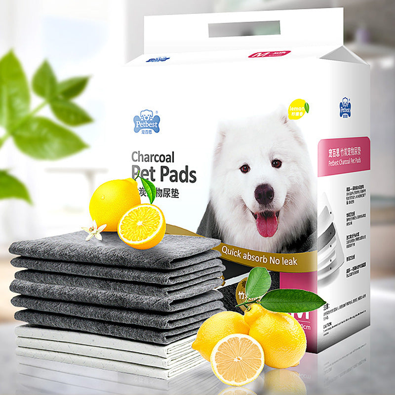 KFX-3983293 Bamboo Charcoal Absorbent Dog Urine Pads in Various Sizes