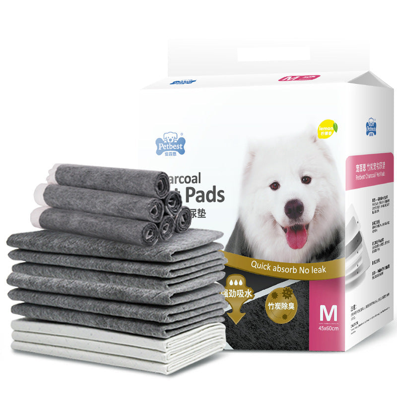 KFX-3983293 Bamboo Charcoal Absorbent Dog Urine Pads in Various Sizes