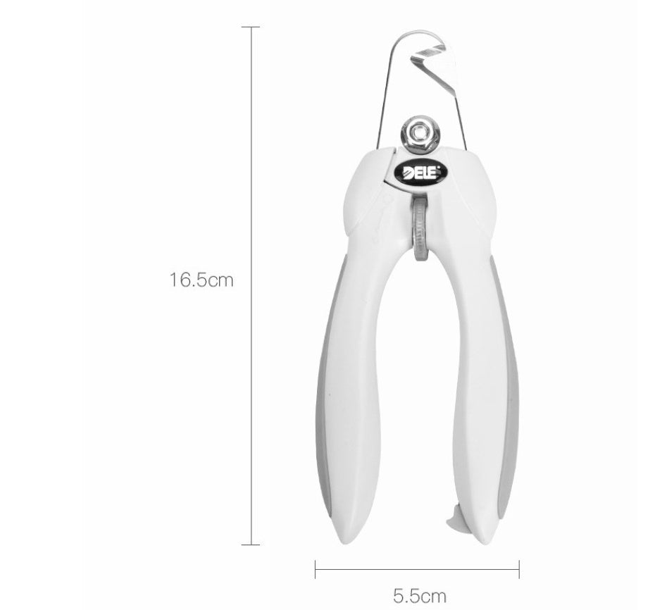 KFX-3985213 Adjustable Stainless Steel Nail Clippers for Dogs and Cats with Rubber Handles