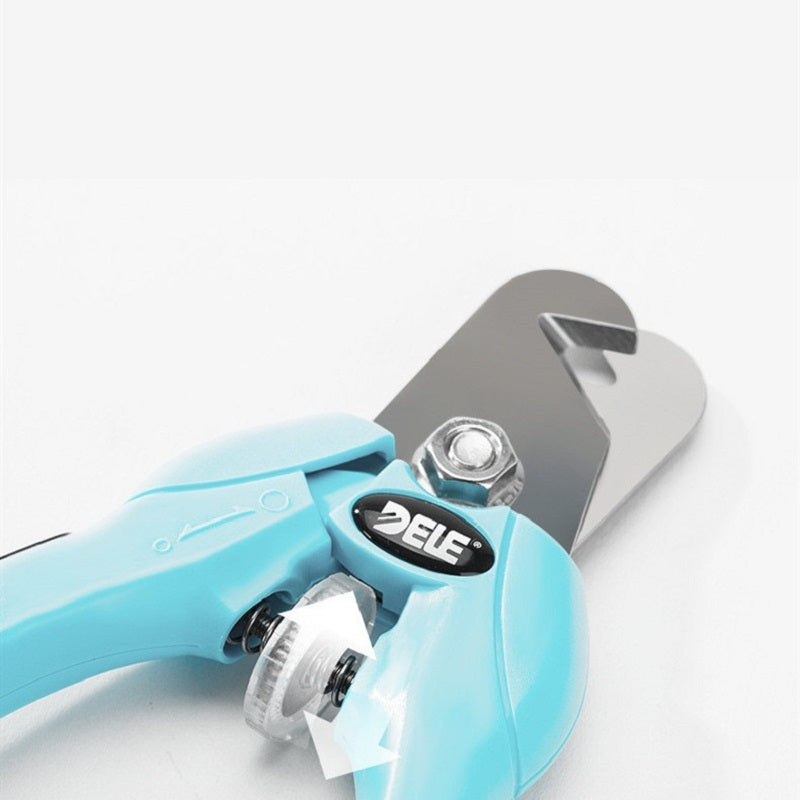 KFX-3985213 Adjustable Stainless Steel Nail Clippers for Dogs and Cats with Rubber Handles