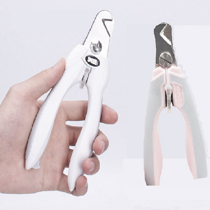 KFX-3985213 Adjustable Stainless Steel Nail Clippers for Dogs and Cats with Rubber Handles