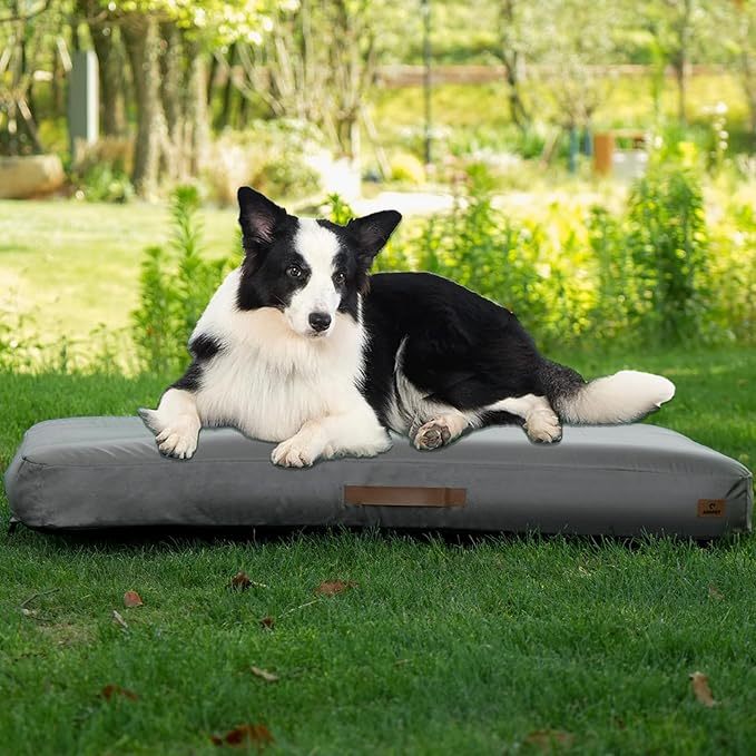 KFX-3985853 Inflatable Waterproof Non-Slip Dog Bed for Medium Dogs – Removable and Washable Summer Travel Mat