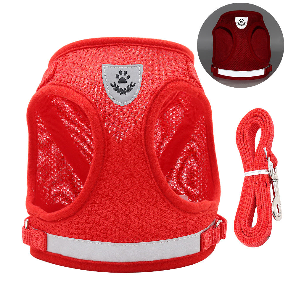 KFX-3986493 Reflective Summer Chest Strap for Small Dogs in Multiple Colors
