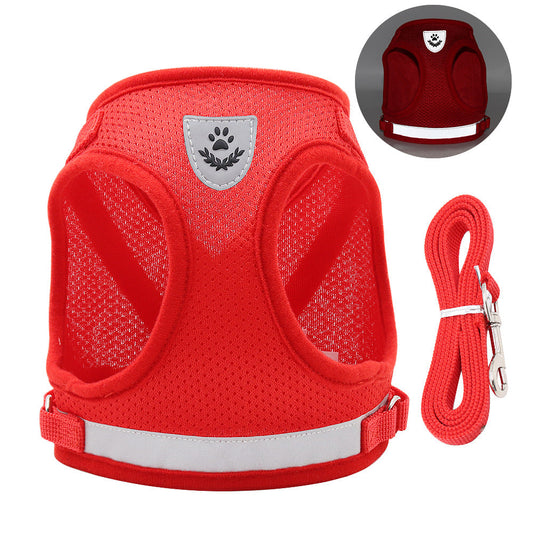 KFX-3986493 Reflective Summer Chest Strap for Small Dogs in Multiple Colors