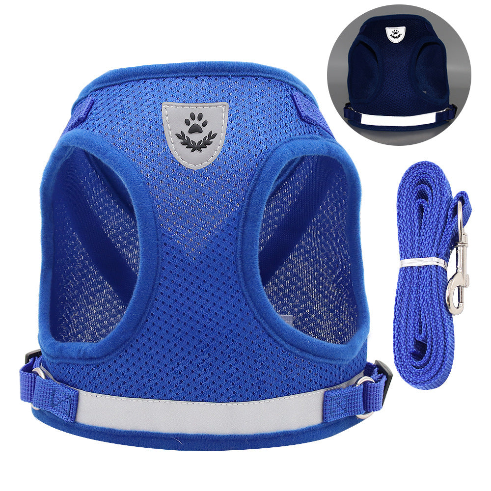 KFX-3986493 Reflective Summer Chest Strap for Small Dogs in Multiple Colors