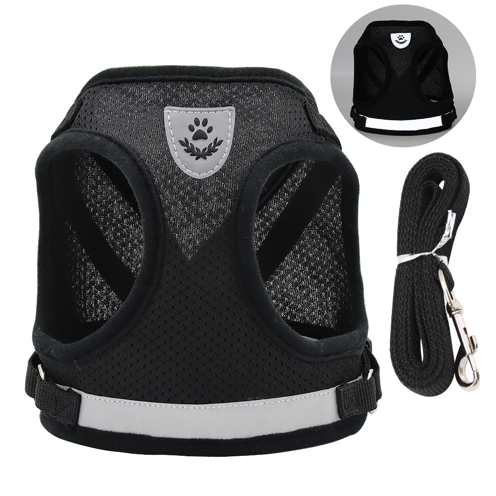 KFX-3986493 Reflective Summer Chest Strap for Small Dogs in Multiple Colors