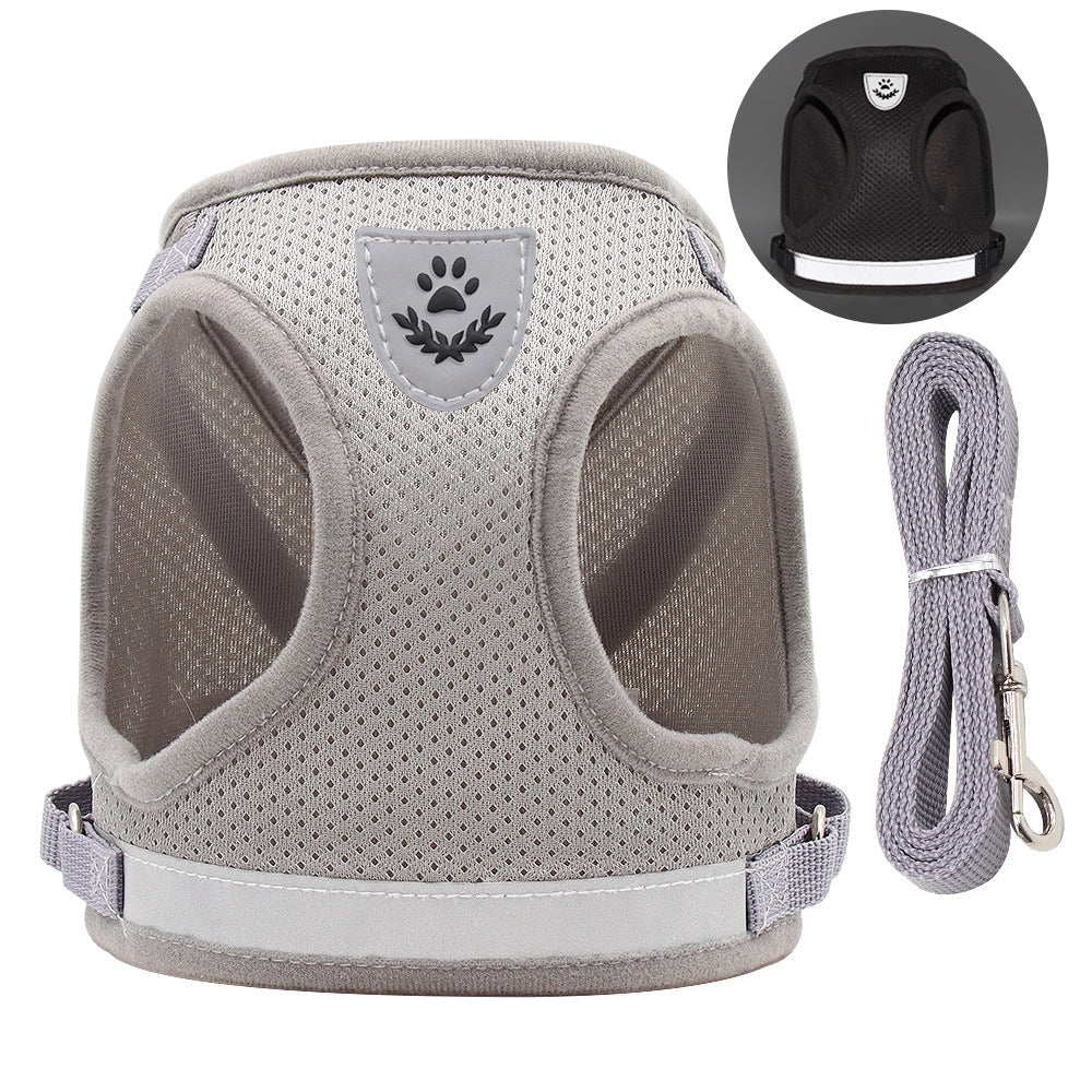 KFX-3986493 Reflective Summer Chest Strap for Small Dogs in Multiple Colors