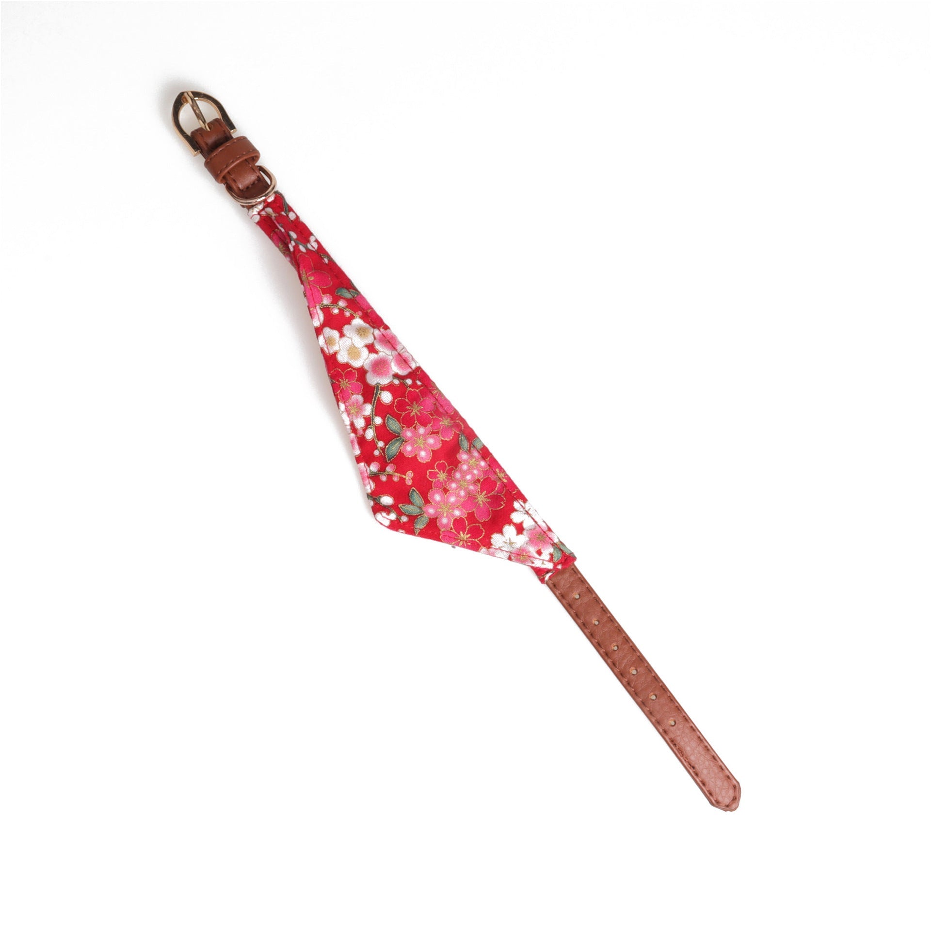KFX-3989181 Japanese Style Triangle Clip Dog Collar with Saliva Towel - Adjustable Sizes Available
