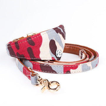 KFX-3989181 Japanese Style Triangle Clip Dog Collar with Saliva Towel - Adjustable Sizes Available