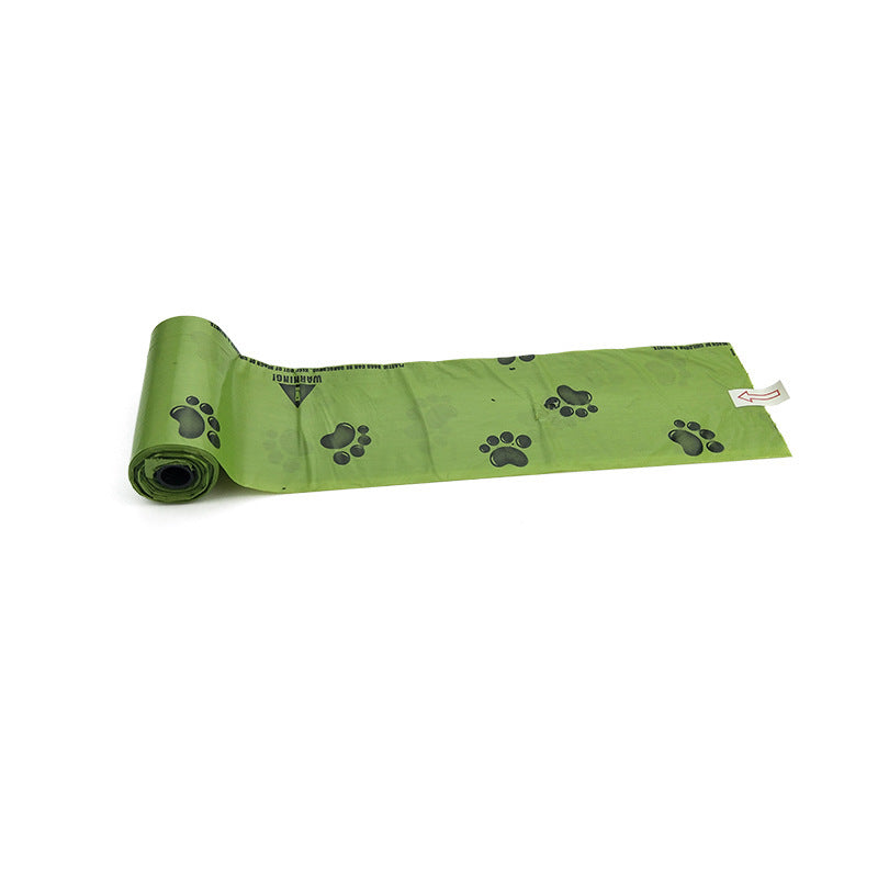 KFX-3989437 Pet-Friendly Degradable Thick Garbage Bags in Green - 15 Count Roll, 21.5 x 30.5 cm