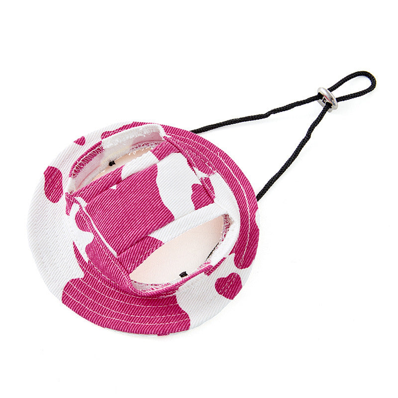 KFX-3991997 Breathable Sun Hat for Dogs with Exposed Ears in Various Colors and Sizes