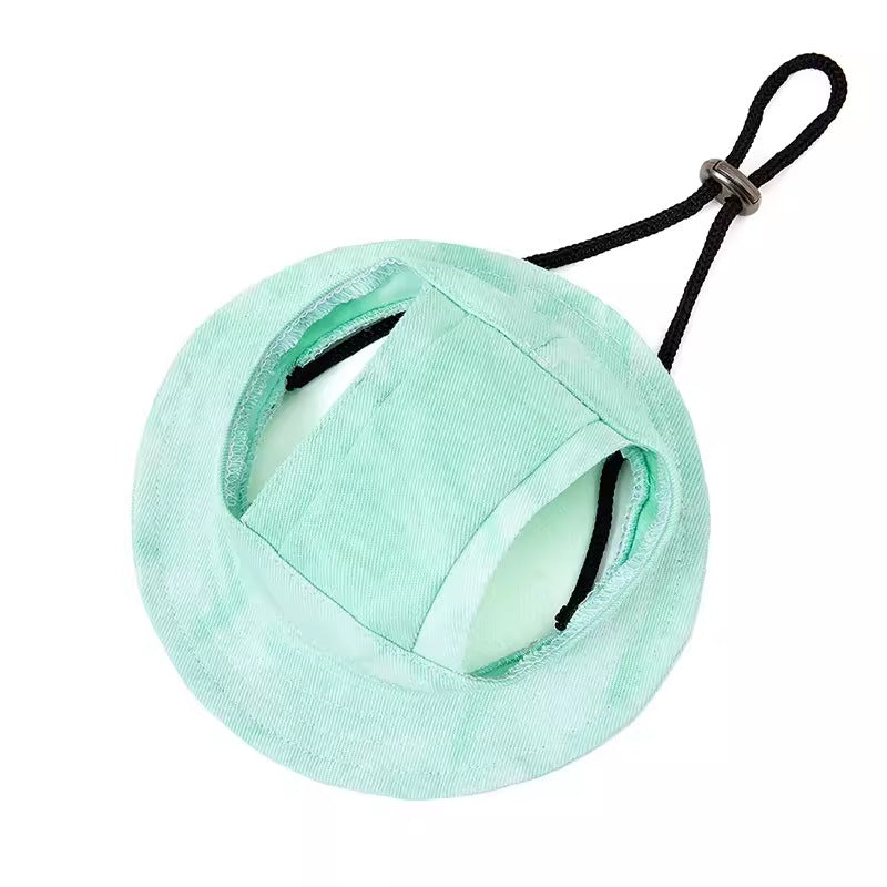 KFX-3991997 Breathable Sun Hat for Dogs with Exposed Ears in Various Colors and Sizes