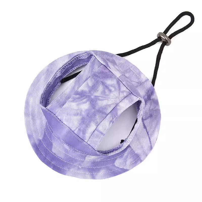 KFX-3991997 Breathable Sun Hat for Dogs with Exposed Ears in Various Colors and Sizes