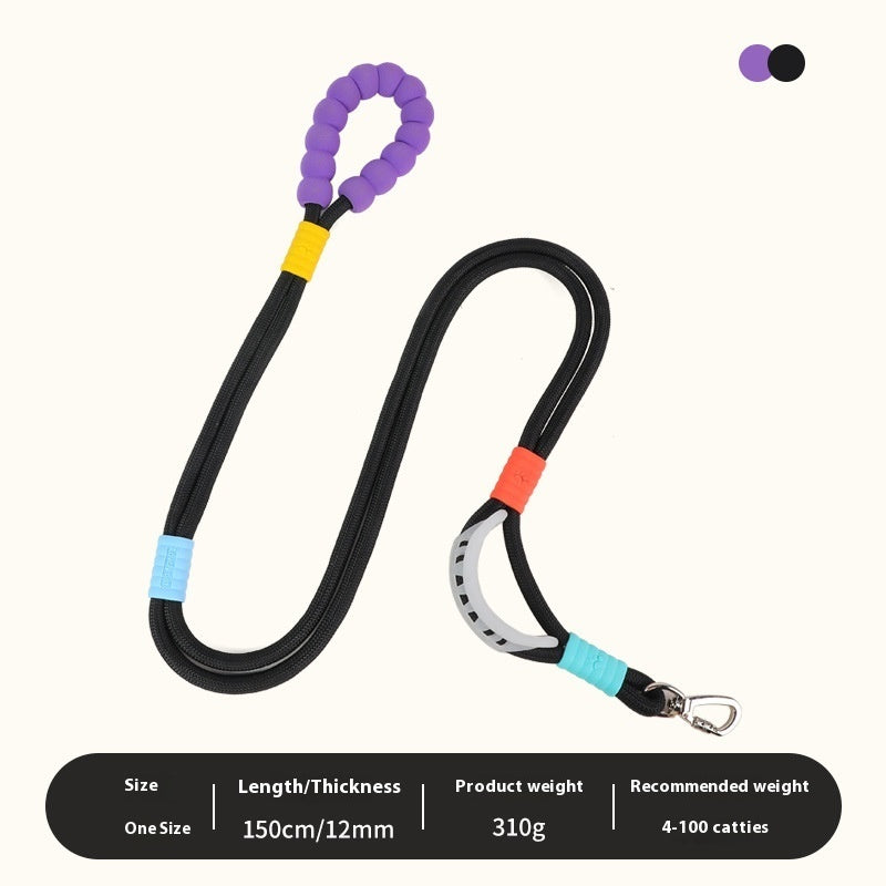 KFX-3996733 Non-Slip Nylon Hand Holding Rope in Various Colors for Pets