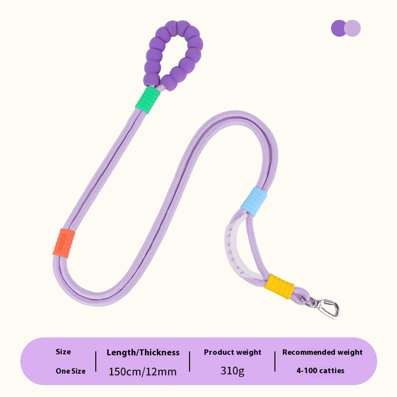 KFX-3996733 Non-Slip Nylon Hand Holding Rope in Various Colors for Pets